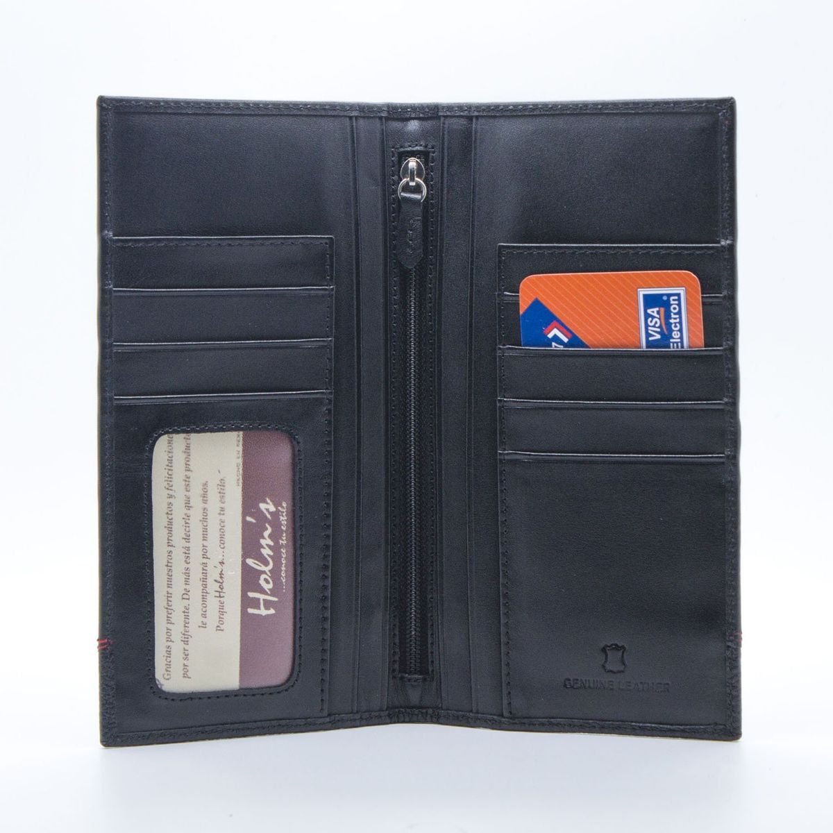 HOLM'S - CHEQUERA HOLMS CUERO B125 UNISEX NEGRO