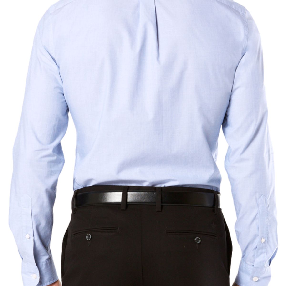 DOCKERS - Camisa Hombre Refined Poplin Slim Fit Celeste Dockers