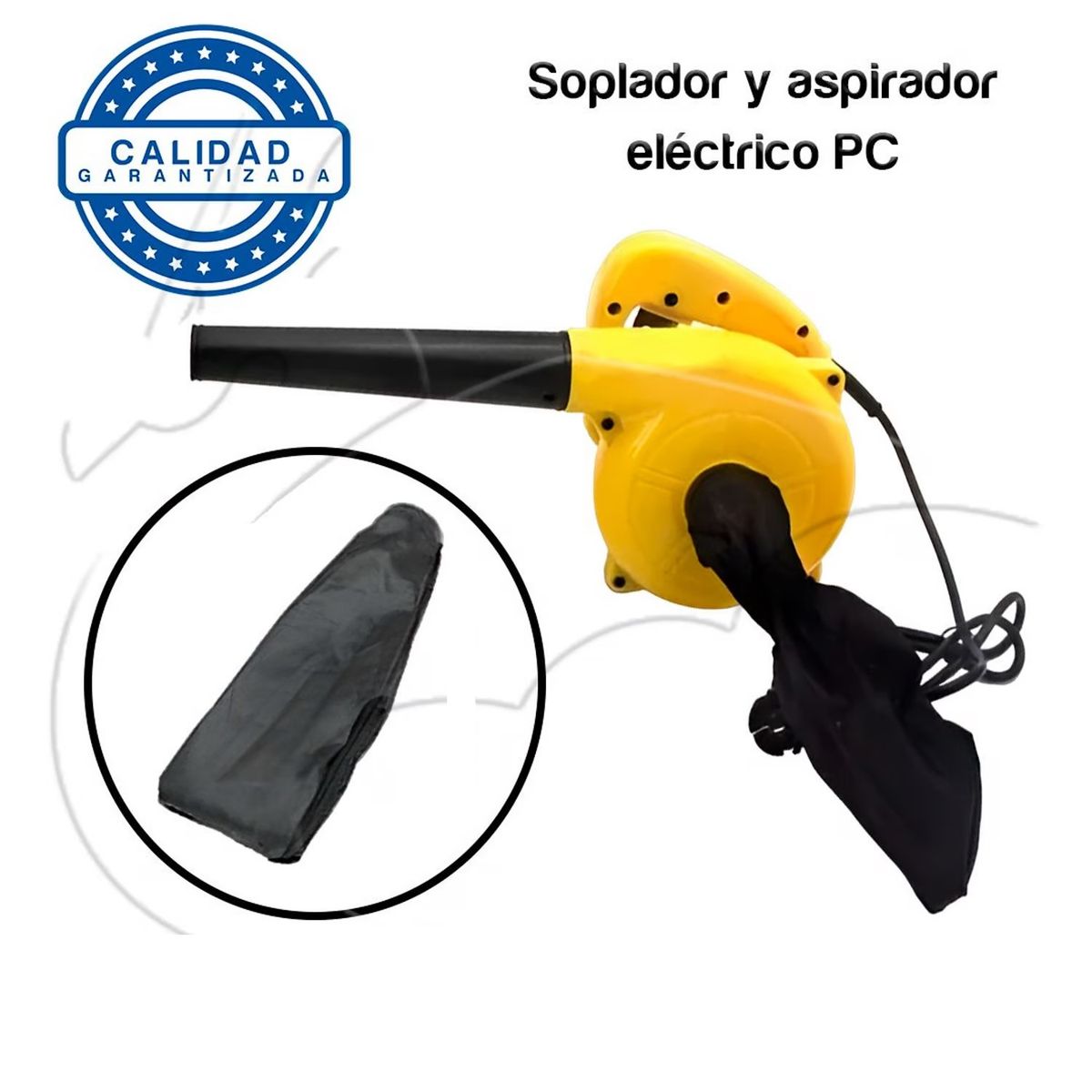 GENERICO - Soplador y Aspirador de aire 600W Para Casa Auto Hojas Aleatorio