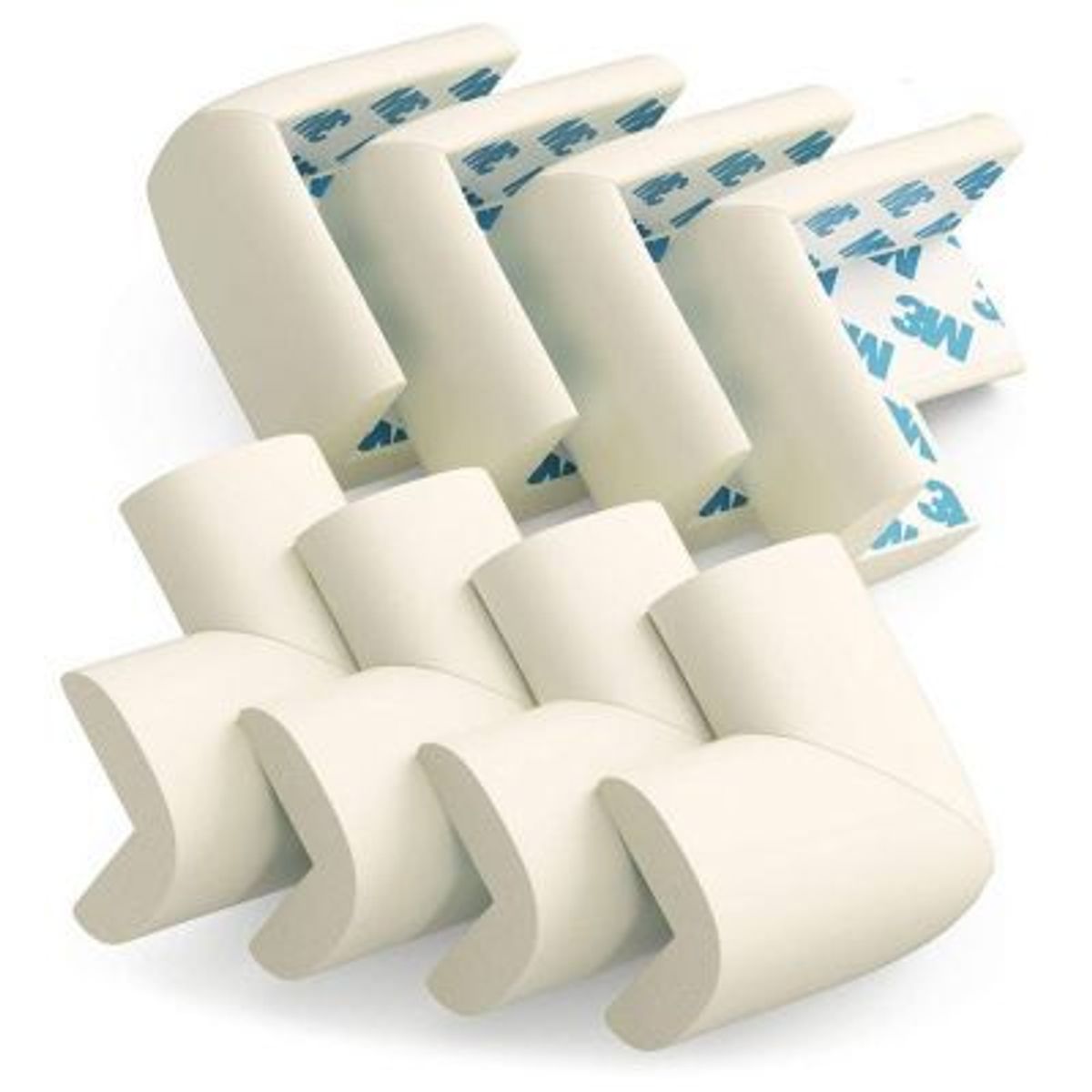 GENERICO - Protector de Esquinas Antigolpes 4 Unid. para Muebles-Rosa