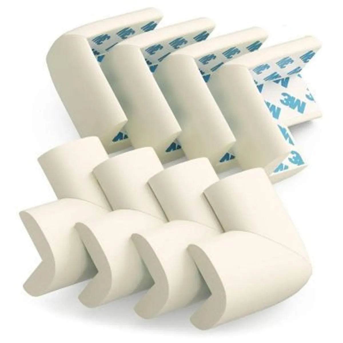 GENERICO - Protector de Esquinas Antigolpes 4 Unid. para Muebles-Rosa