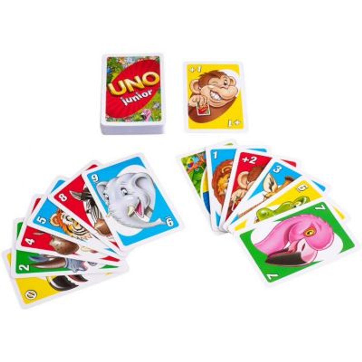 GENERICO - juego Uno  Uno Junior Juego de cartas Juego de mesa