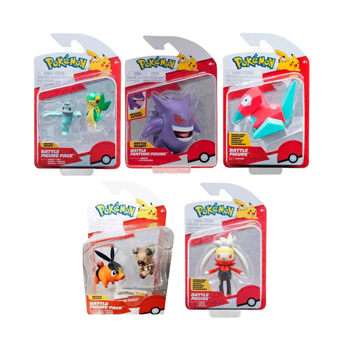 POKEMON - Pokemon Jazwares Figuras Mega Pack Gengar