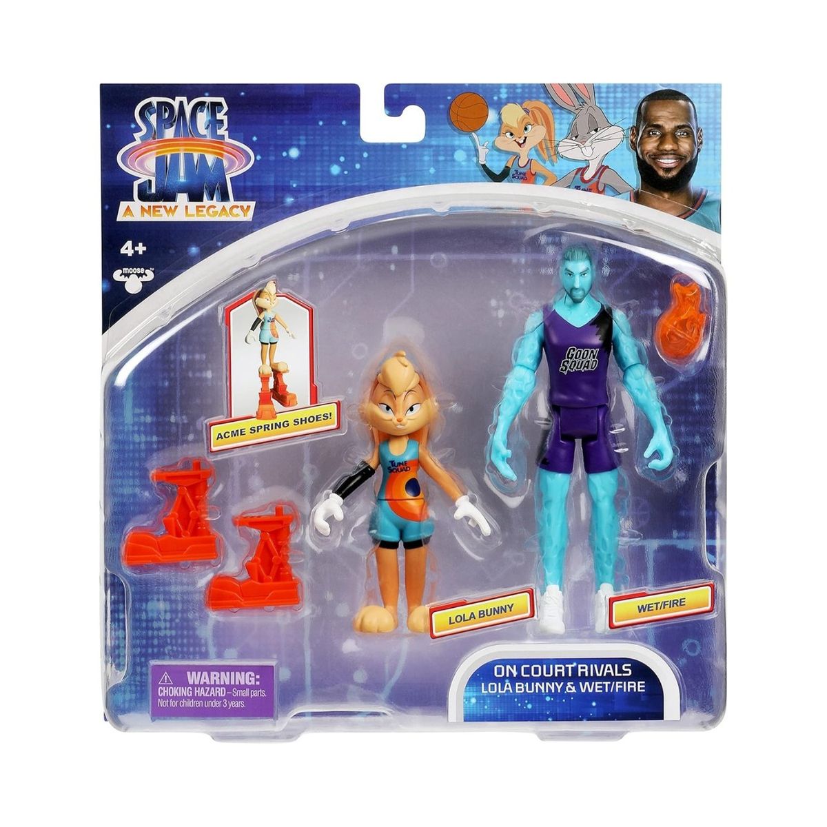 SPACE JAM - Space Jam - Lola Bunny y Wet/Fire pack 2 Figuras de acción