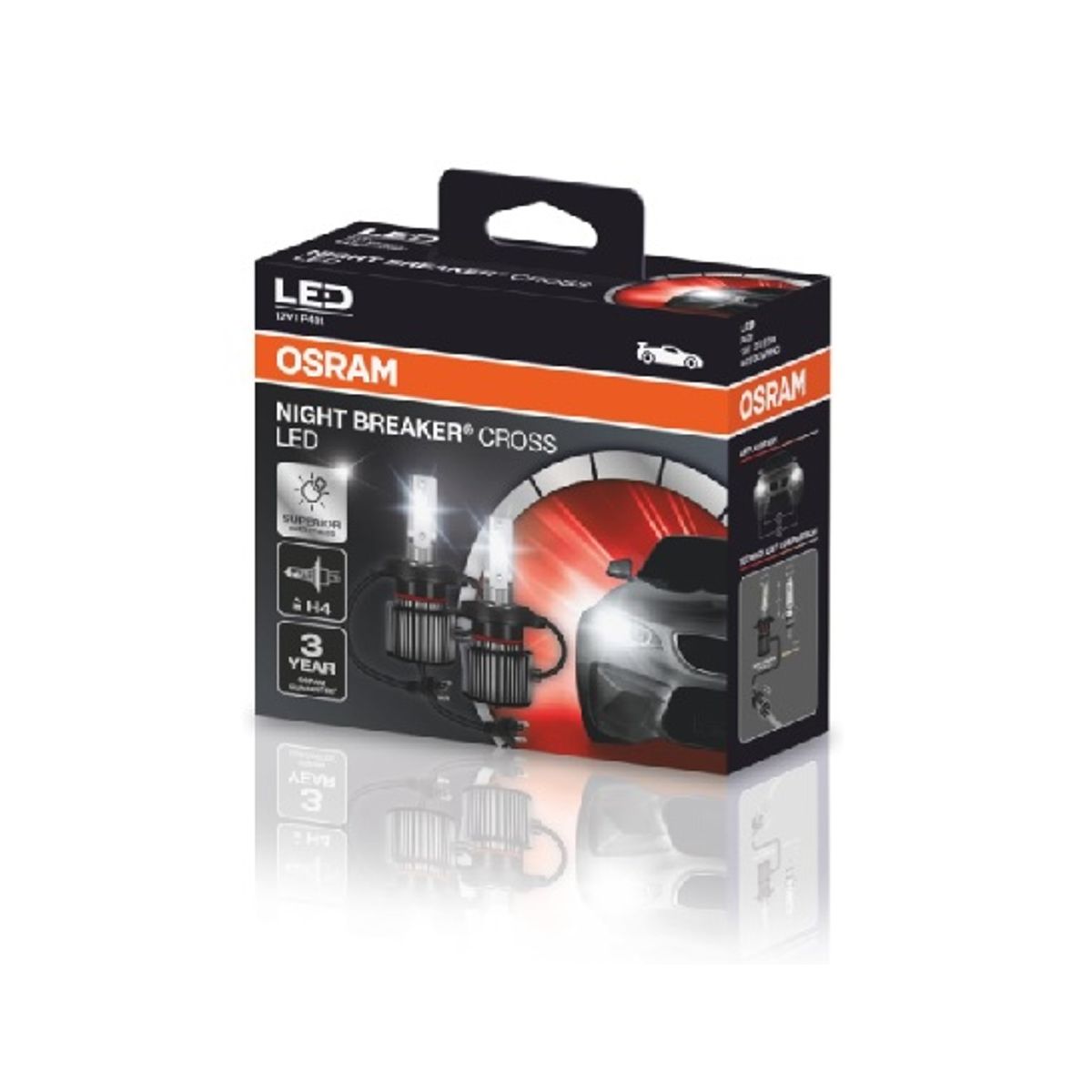 OSRAM - Foco Led H4 Osram Night Breaker Cross
