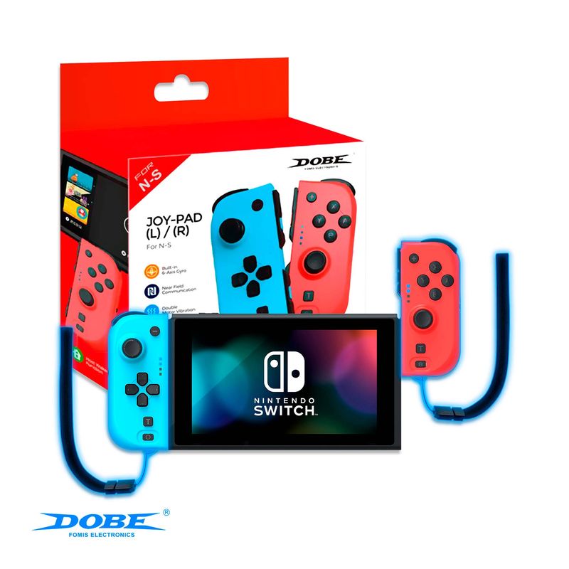 DOBE - Controles tipo Joy Con Izquierdo Derecho Compatible Nintendo Switch