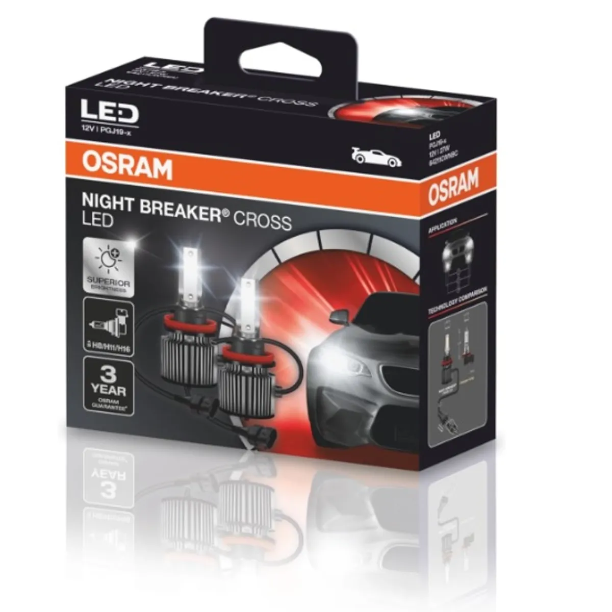 OSRAM - Foco Led H11 Osram Night Breaker Cross