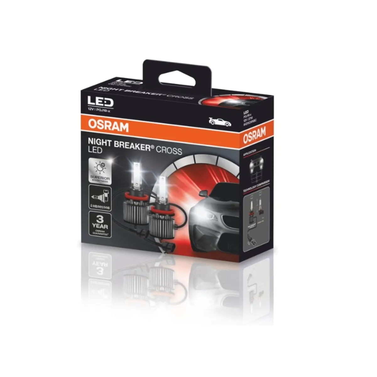 OSRAM - Foco Led H11 Osram Night Breaker Cross
