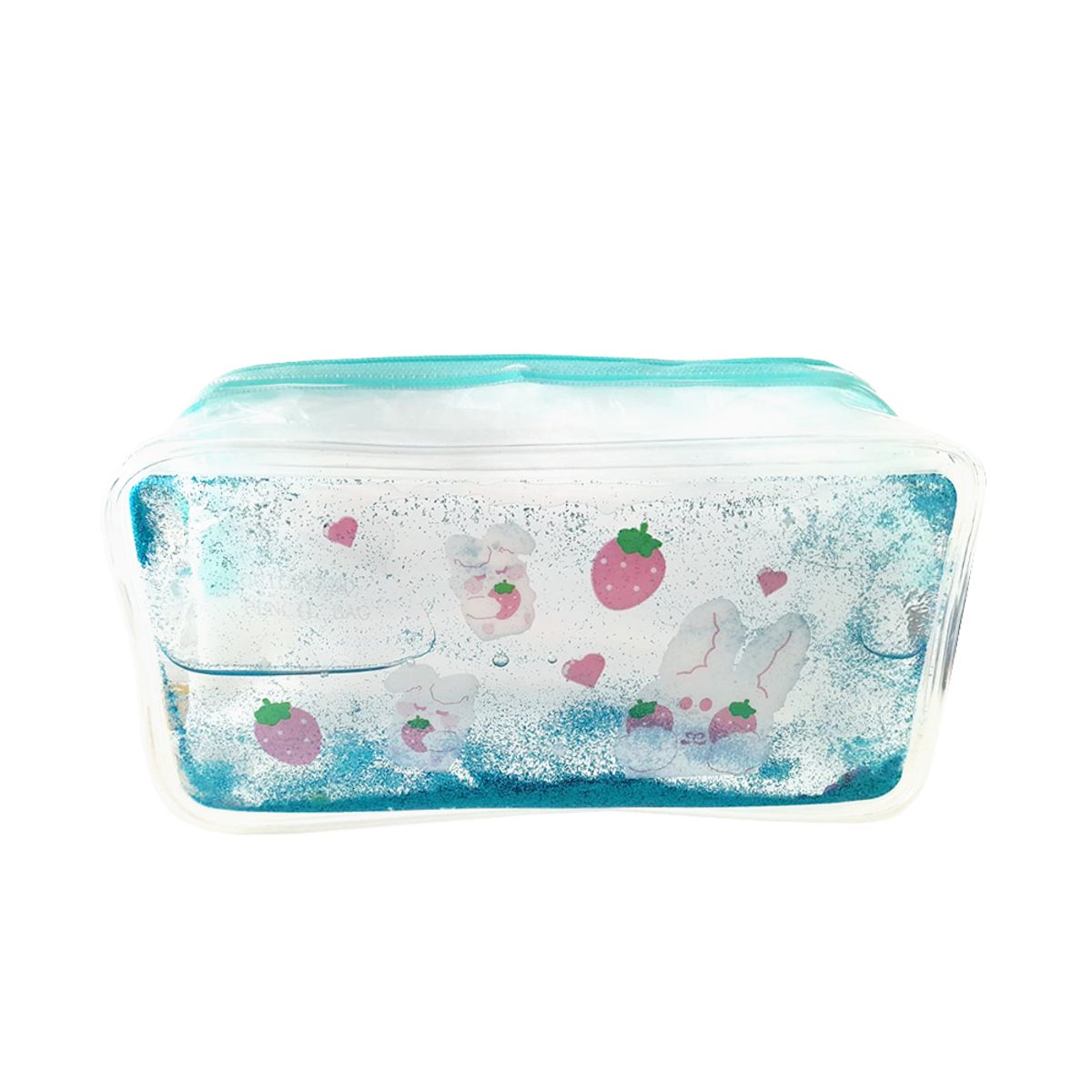 GENERICO - Cartuchera Escarcha Burbuja Sky Blue