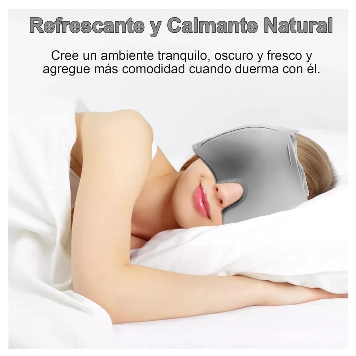 GENERICO - Gorro De Gel Para Alivio De La Migraña - Plomo