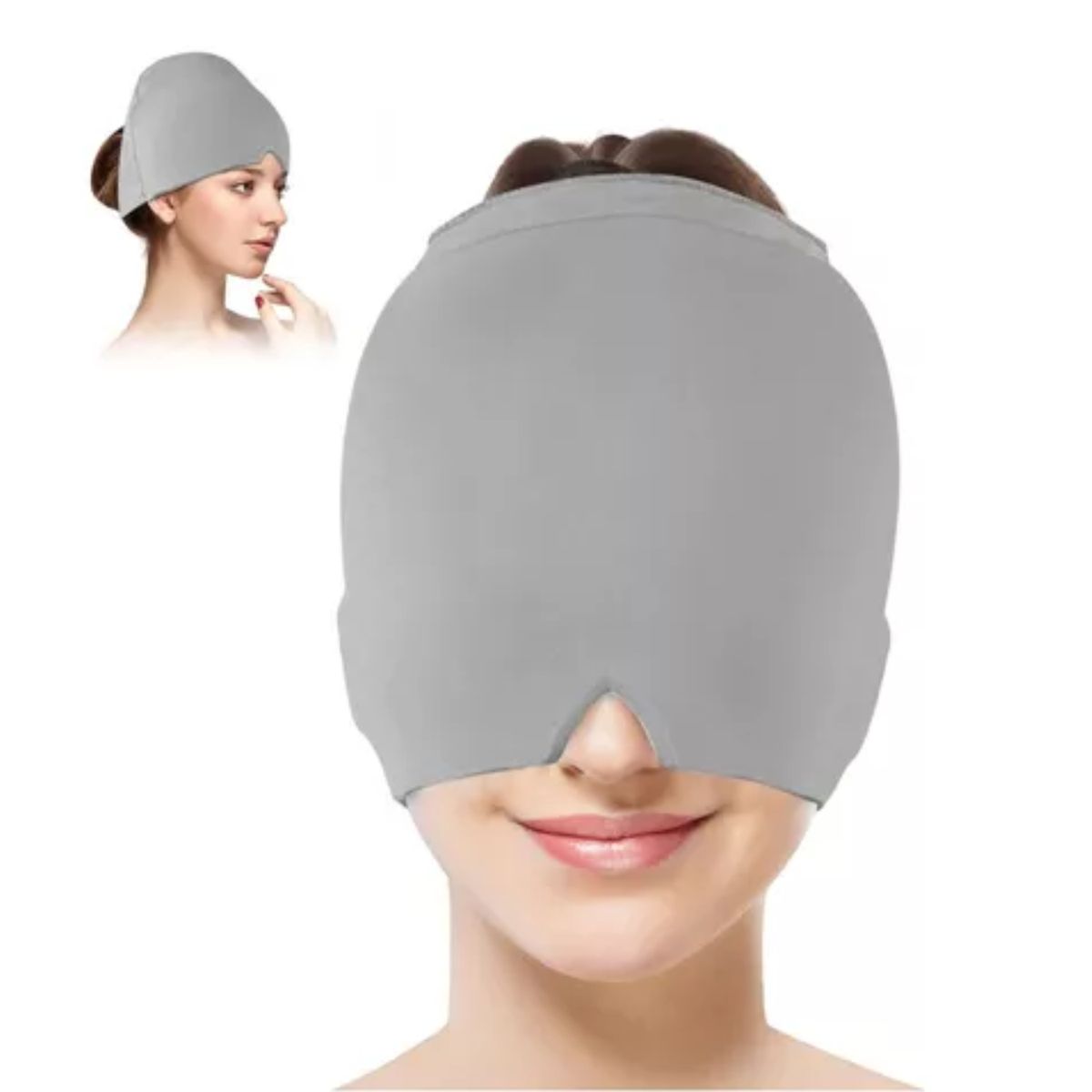 GENERICO - Gorro Terapéutico Para Aliviar La Migraña - Plomo