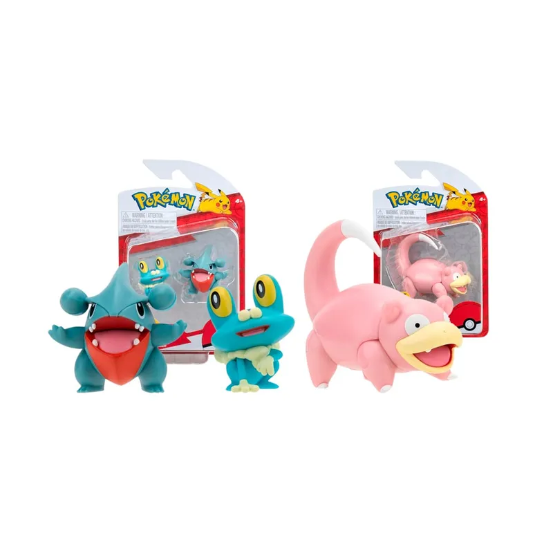 POKEMON - Pokemon Jazwares Pack Froakie Gible Slowpoke