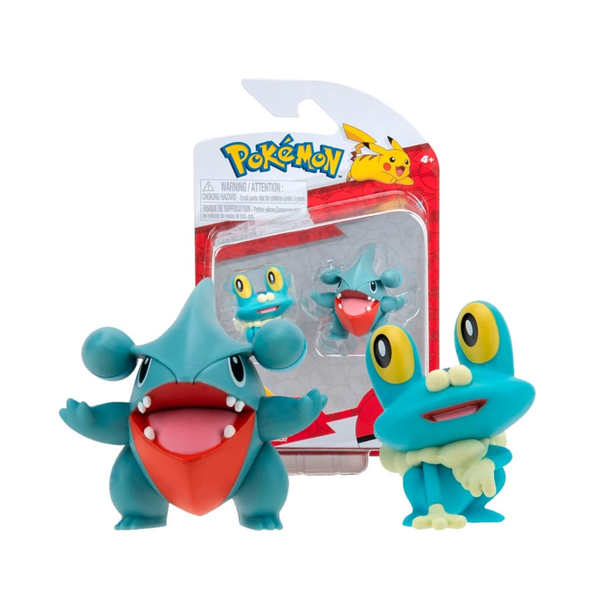 POKEMON - Pokemon Jazwares Pack Froakie Gible Slowpoke