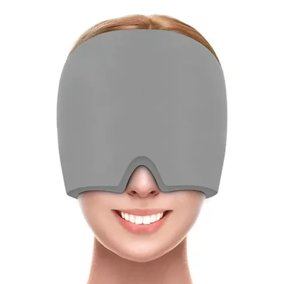 GENERICO - Gorro De Gel Para Aliviar La Migraña - Plomo