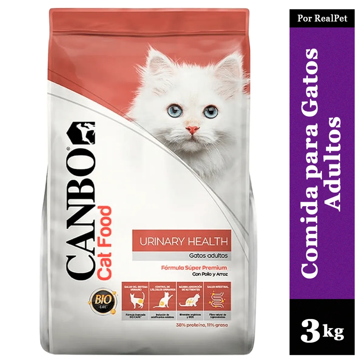 CANBO - Comida para Gato Problemas Urinarios Canbo Urinary 3 kg.