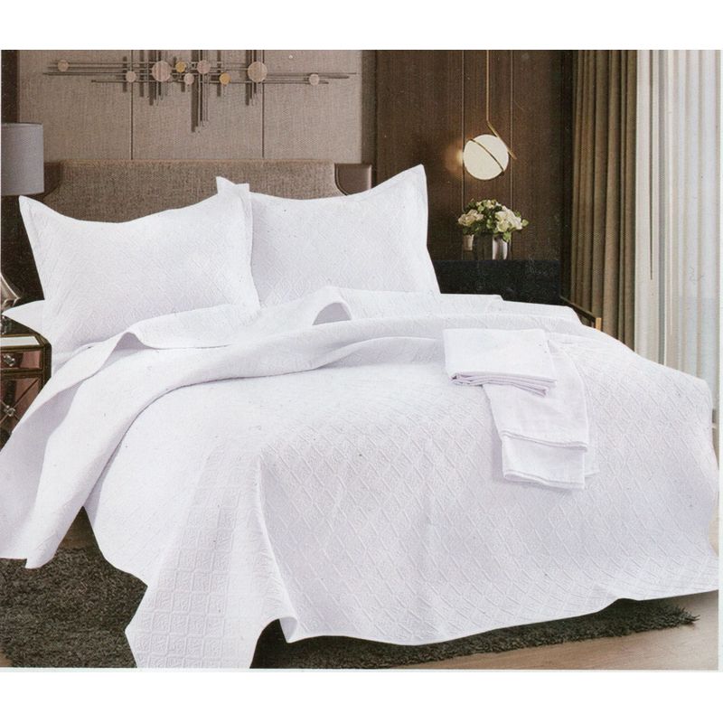 MINGDA - Set de Cubrecama + Juego de sabanas + fundas  2 Pz 100% Garantizado