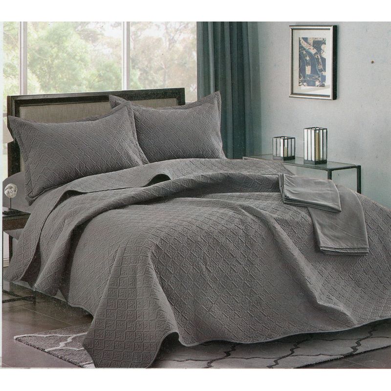 MINGDA - Set de Cubrecama + Juego de sabanas + fundas  2 Pz 100% Garantizado