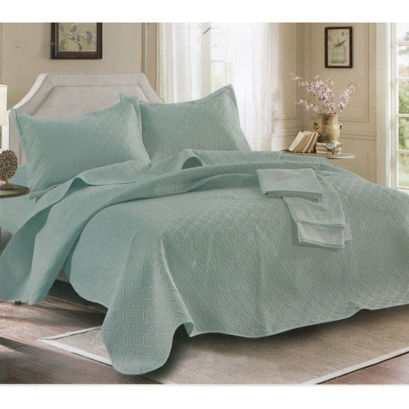 MINGDA - Set de Cubrecama + Juego de sabanas + fundas  2 Pz 100% Garantizado