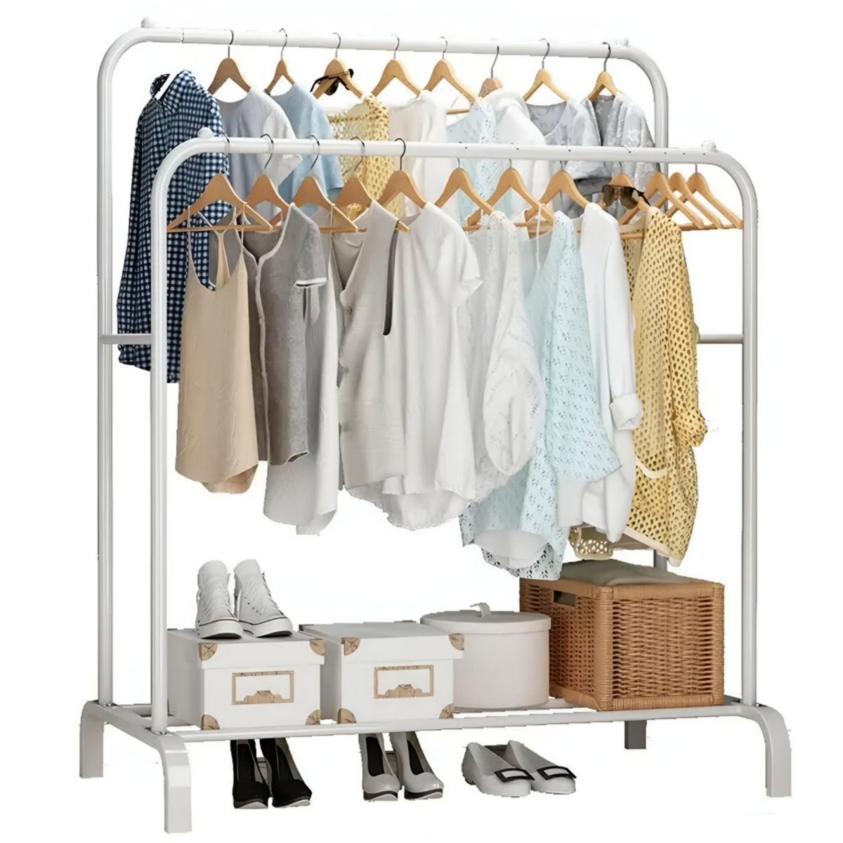 GENERICO - Perchero organizador de ropa con base