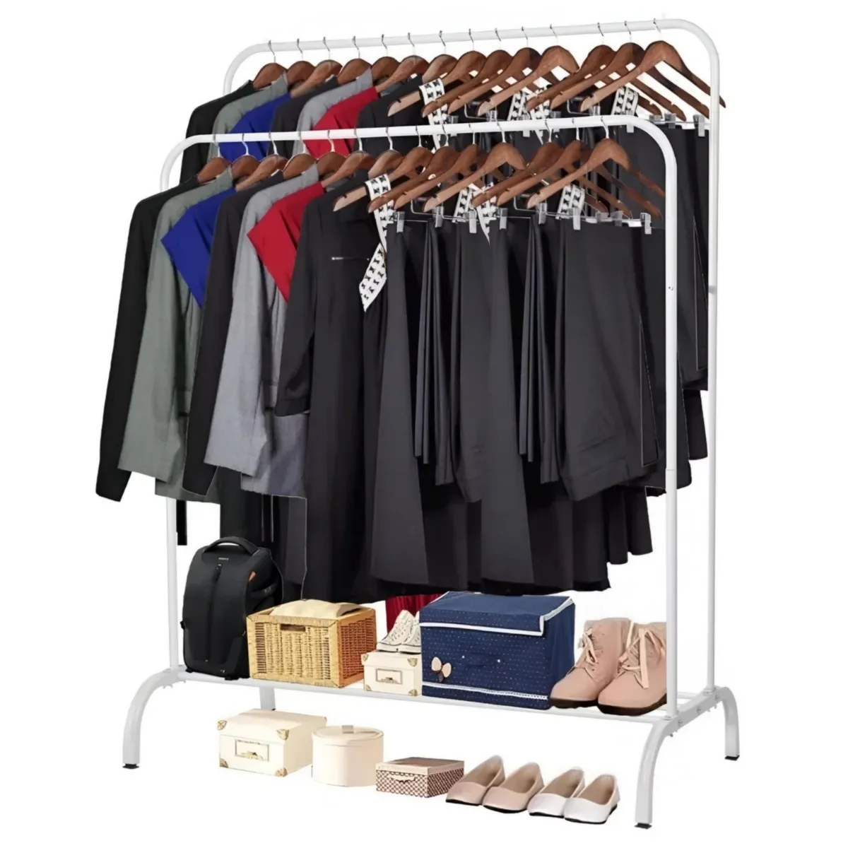 GENERICO - Perchero organizador de ropa con base