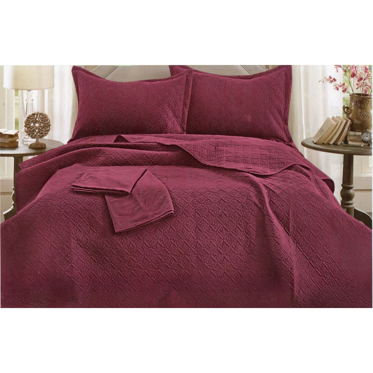 MINGDA - Set de Cubrecama + Juego de sabanas + fundas  2 Pz 100% Garantizado