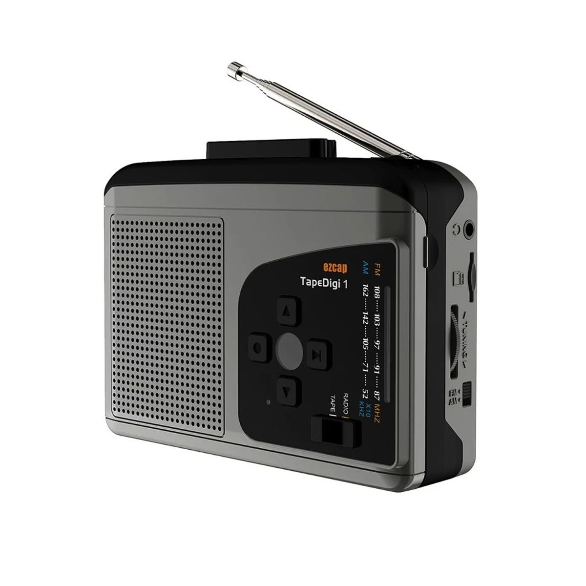 PLAY - Convertidor Grabador de Cassette a Memoria Micro SD - RADIO AMFM