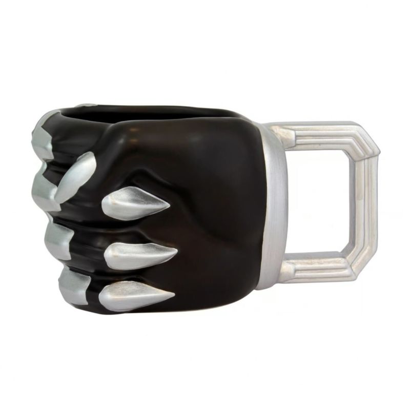 GENERICO - Taza Puño de Pantera Negra 3D Marvel