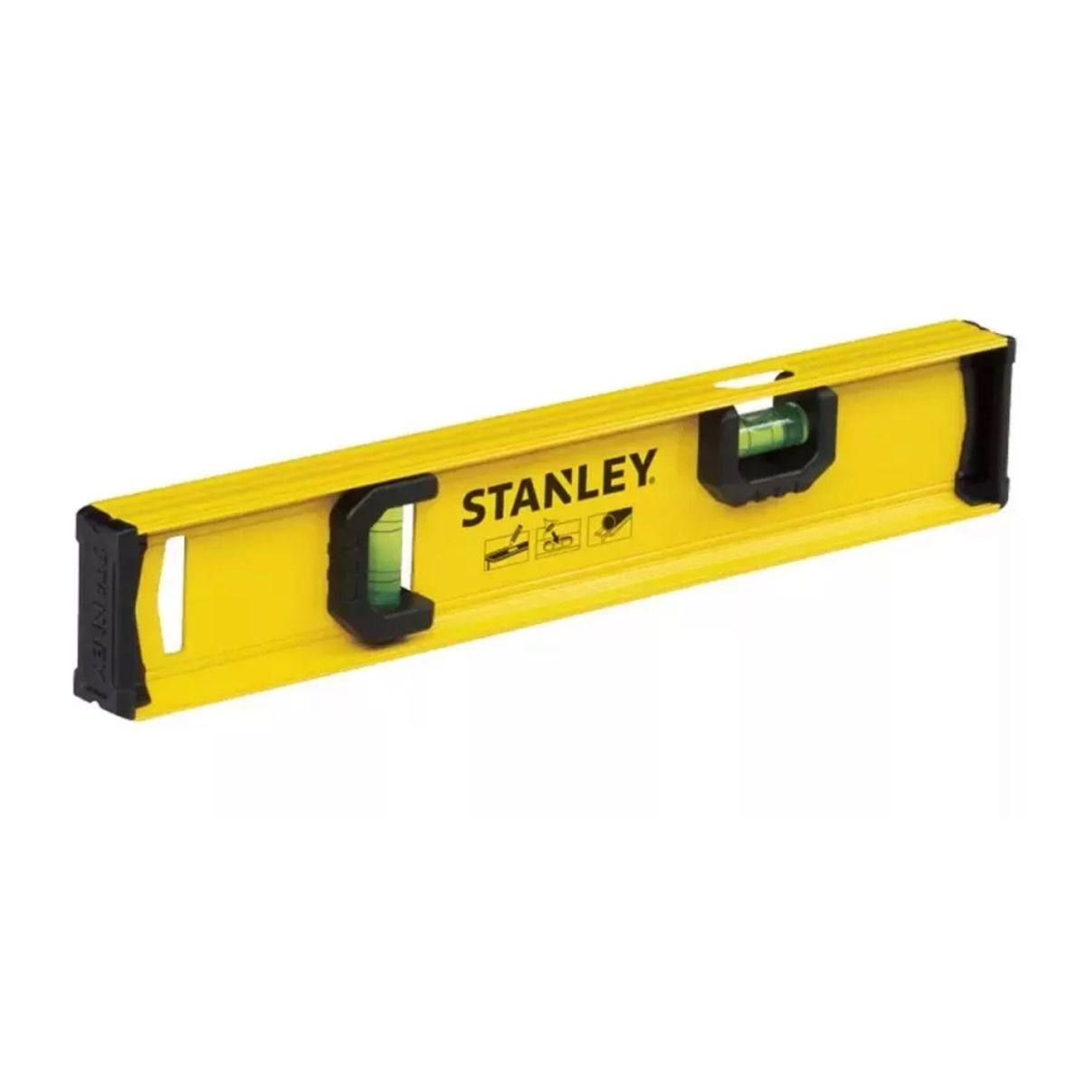STANLEY - NIVEL DE MANO 32cm 12"  NIVEL PROFESIONAL ALUMINIO STANLEY