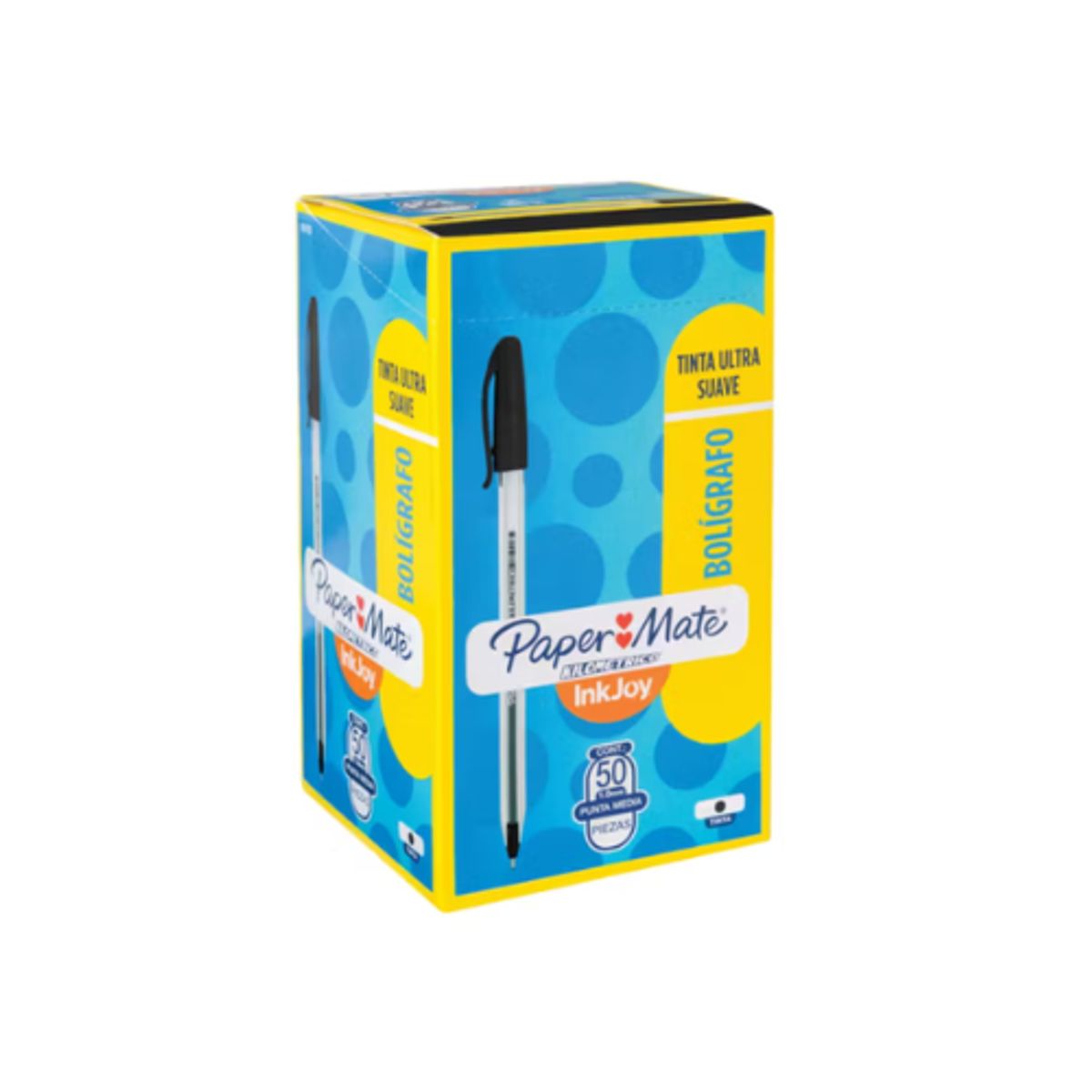 PAPER MATE - Bolígrafo Inkjoy 100st Negro Caja X50