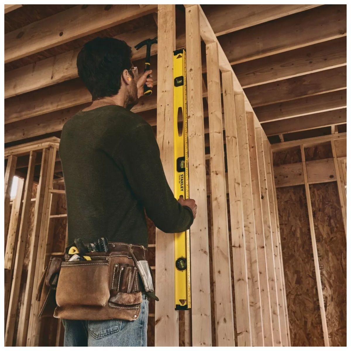 STANLEY - NIVEL DE MANO 122cm 48 NIVEL PROFESIONAL ALUMINIO STANLEY