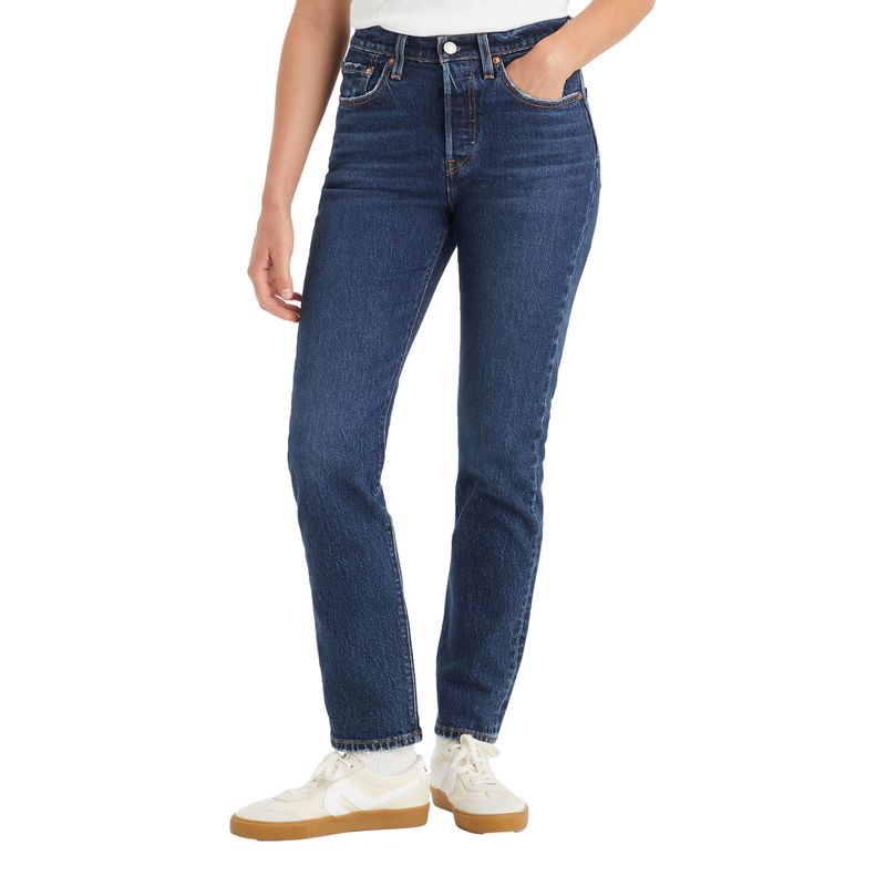 LEVIS - Jeans Mujer 501 Original Fit Azul Levis