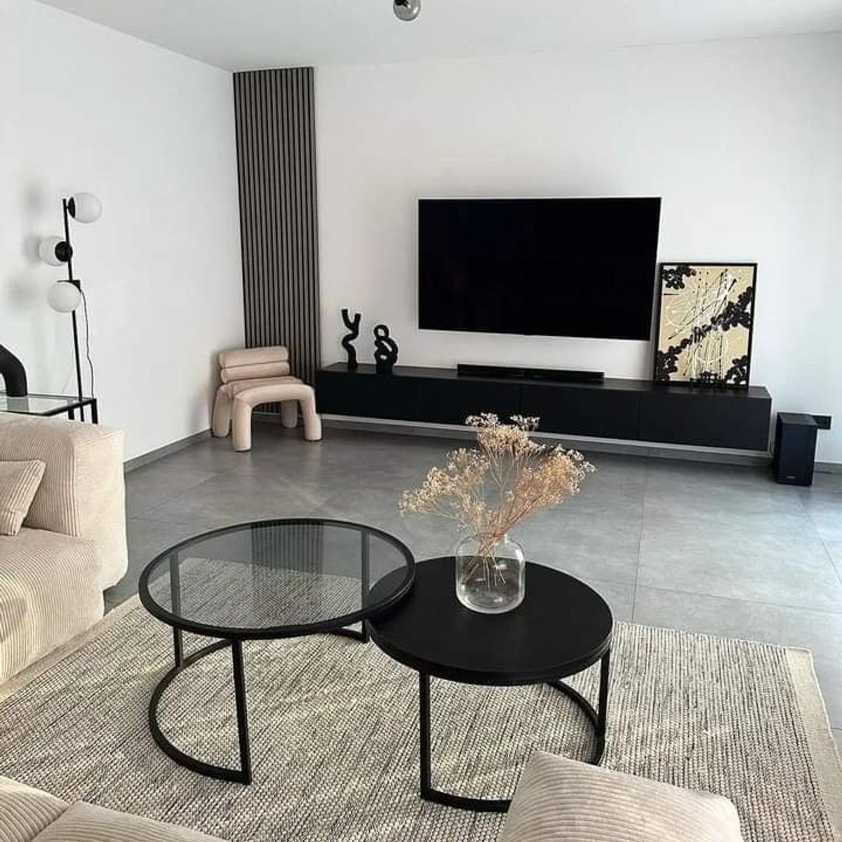 GENERICO - MESA DE CENTRO ECLIPSE VIDRIO Y MELAMINA FYA