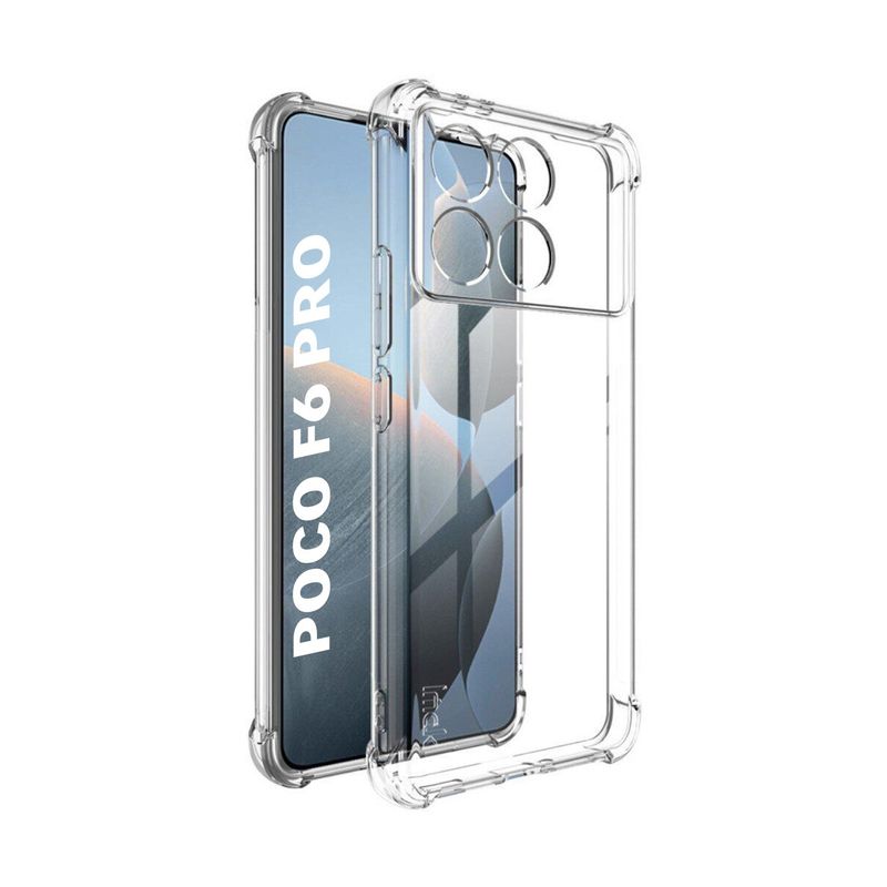 GENERICO - Case Funda Protector POCO F6 PRO - TRANSPARENTE ANTI IMPACTO