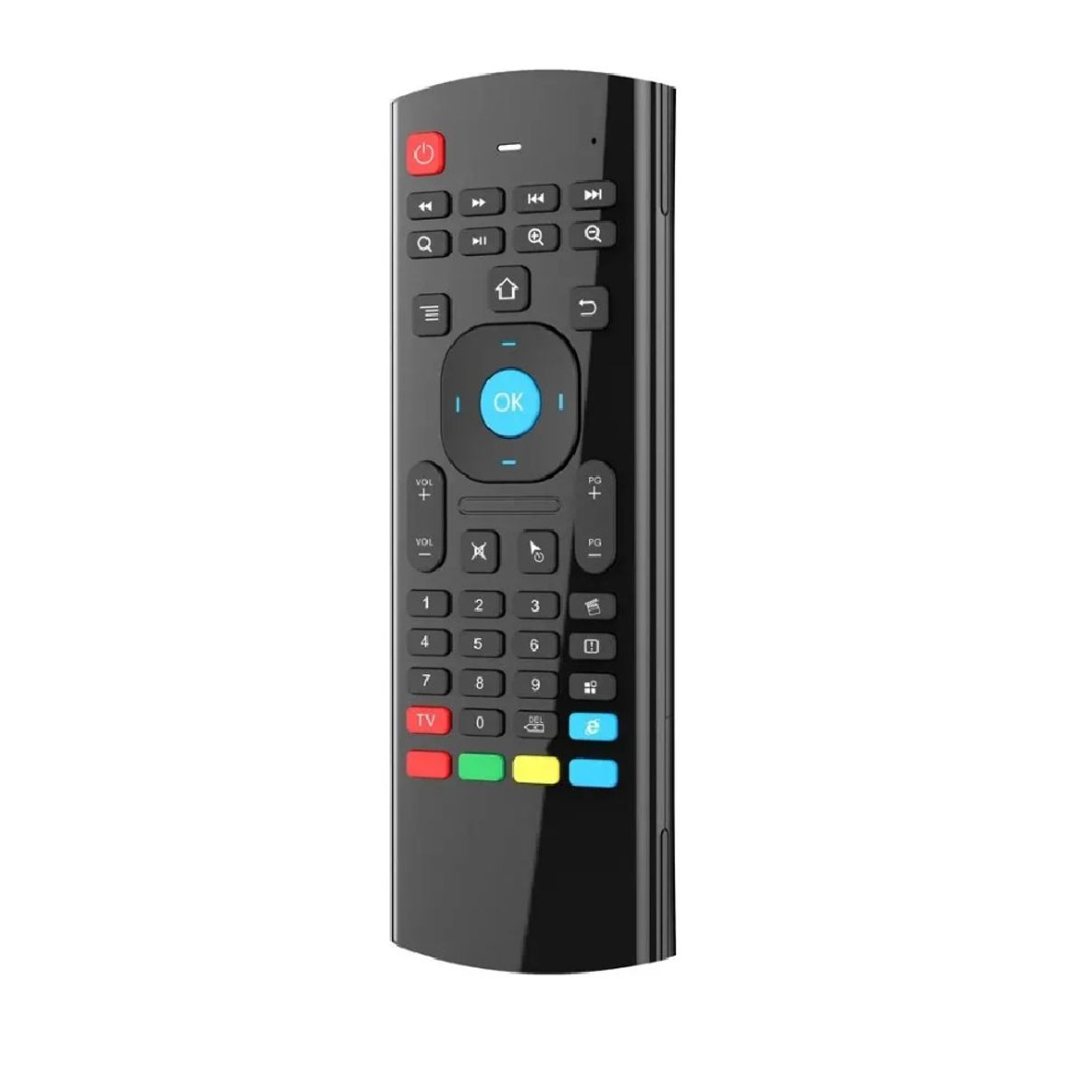 GENERICO - Air Mouse con Teclado Querty Inalámbrico y Control de Voz + Giroscopio