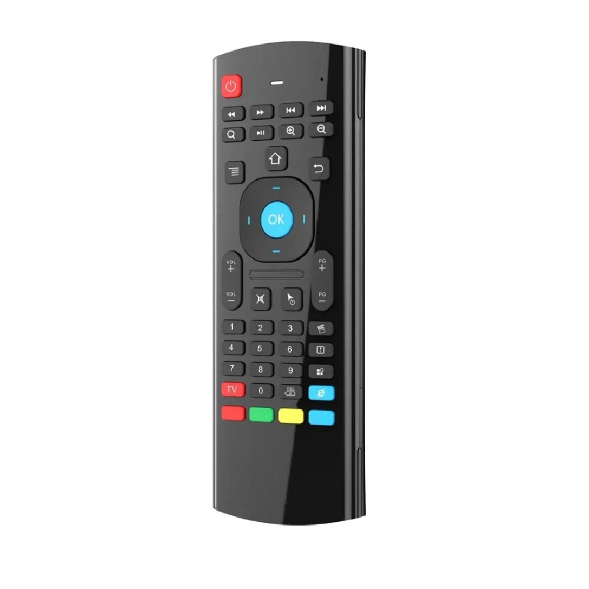 GENERICO - Air Mouse con Teclado Querty Inalámbrico y Control de Voz + Giroscopio