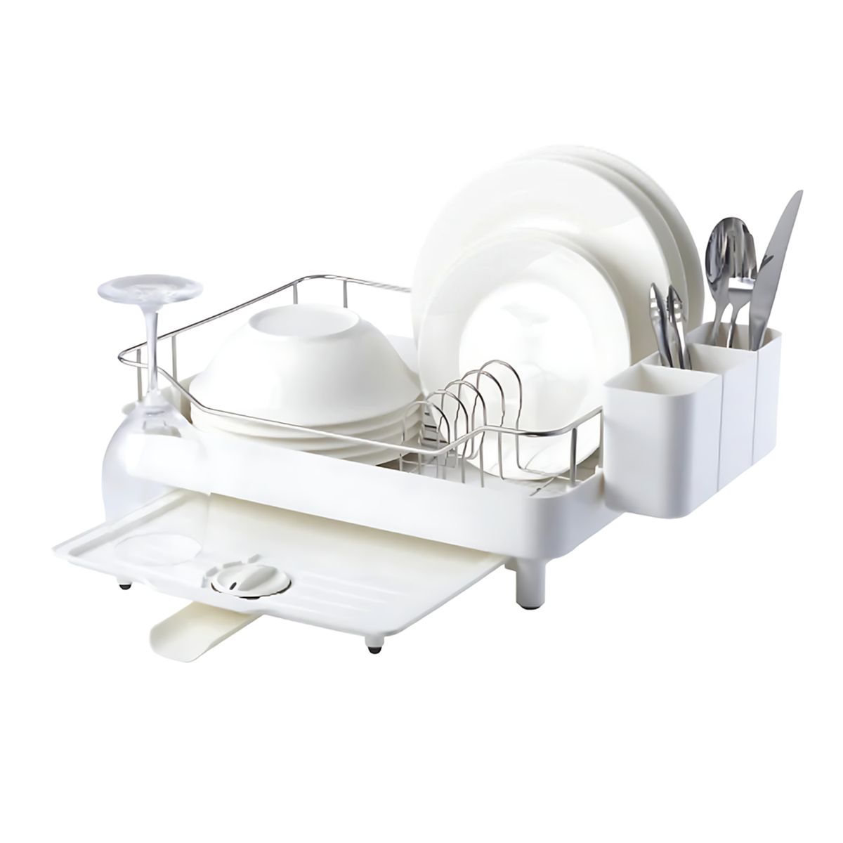 KOTIINI - Escurridor de platos Smart Plus small Kotiini blanco