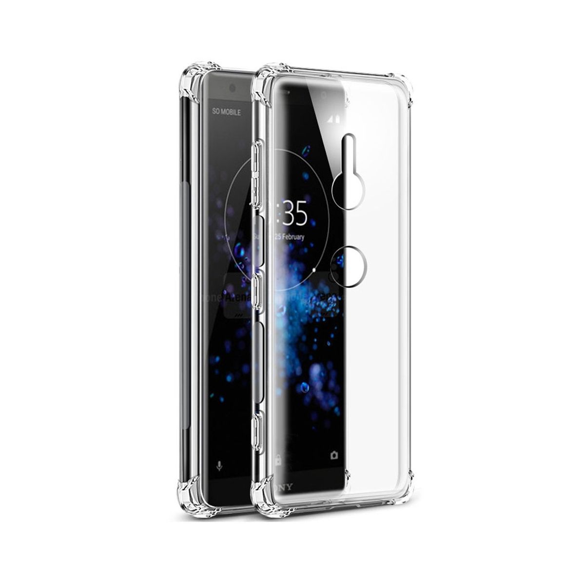 GENERICO - Funda Protector Case SONY XPERIA XZ3 - TRANSPARENTE ANTI IMPACTO