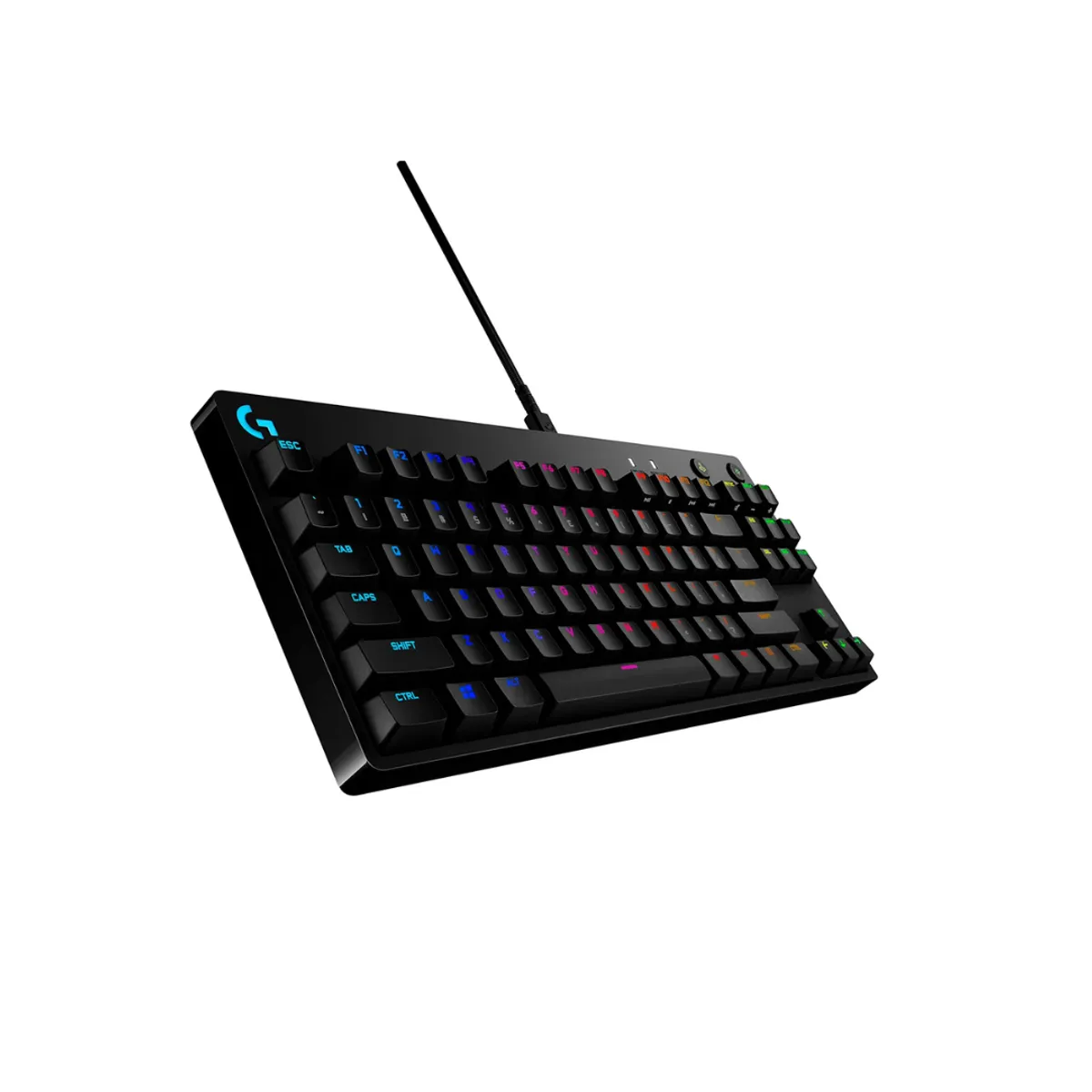 LOGITECH - TECLADO LOGITECH PRO KEYBOARD RGB CON CABLE NEGRO