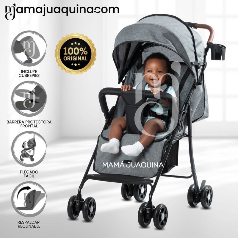 BABY - Coche Cuna de Lujo «MADDOX» Edición Limitada Gray