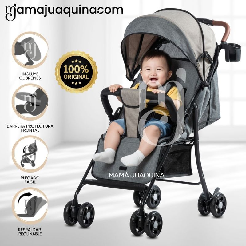 BABY - Coche Cuna de Lujo «MADDOX» Edición Limitada Beige