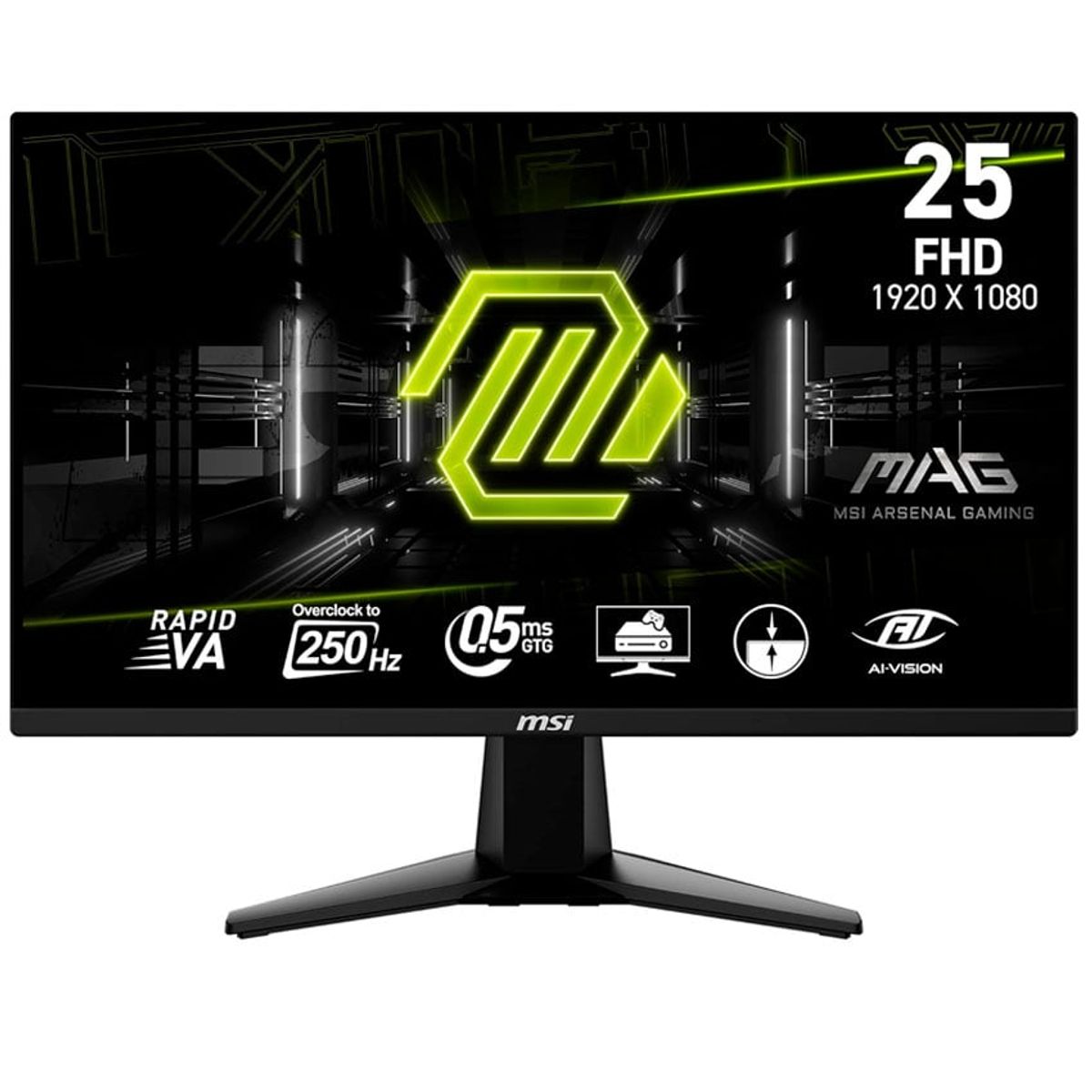 MSI - MONITOR MSI MAG 255XFV 05M GTG FHD 250HZ