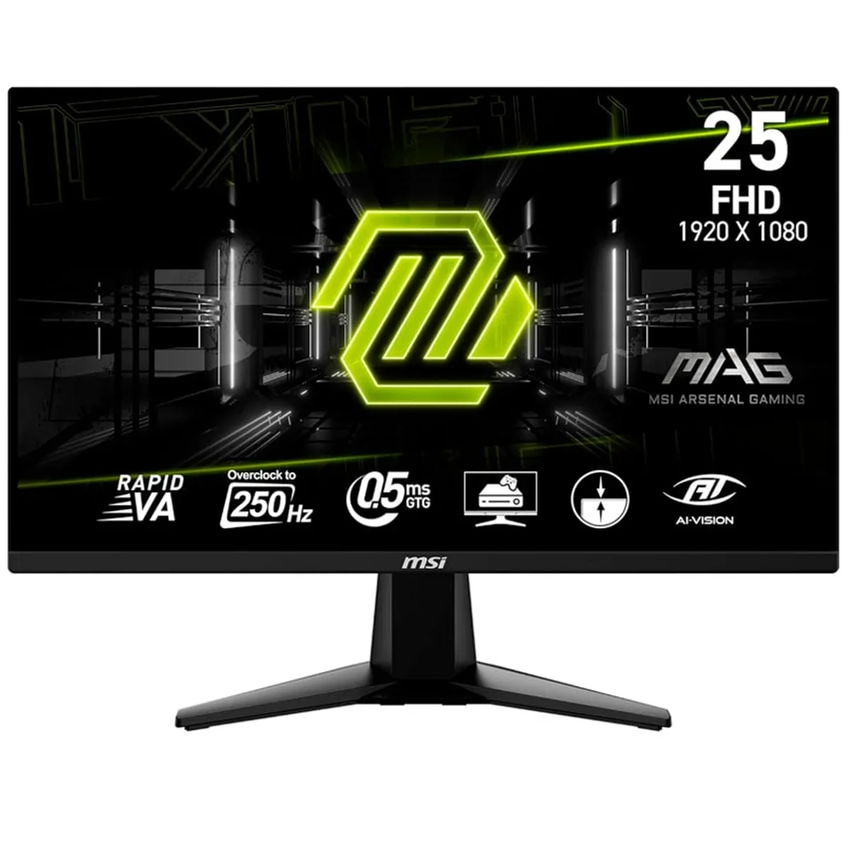 MSI - MONITOR MSI MAG 255XFV 05M GTG FHD 250HZ