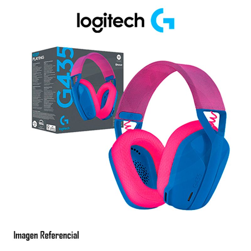 LOGITECH - AUDIFONO LOGITECH G435 BT LIGHTSPEED MICROFONO AZUL P/N: 981-001061