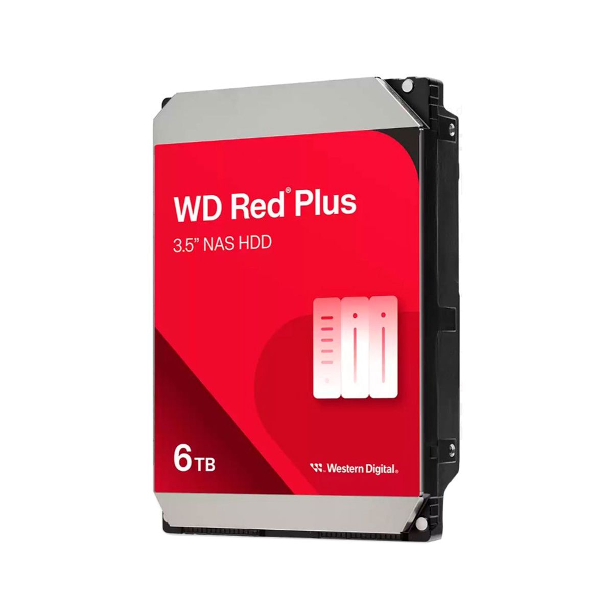 WESTER DIGITAL - HDD WESTERN DIGITAL RED PLUS 6TB SATA CACHE 256MB 35 PN WD60EFPX
