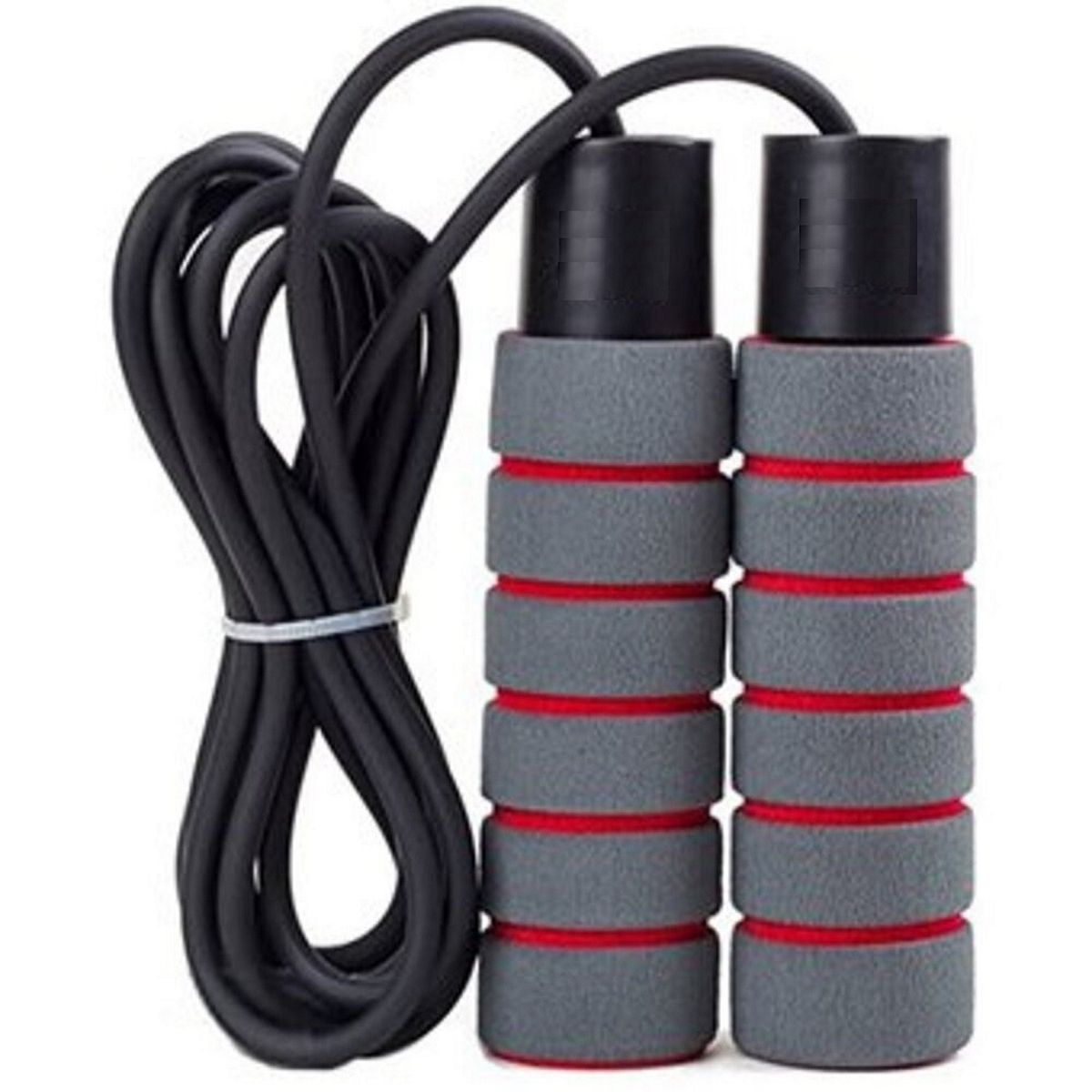 ALPHA GYM - Salta soga con peso ajustable cuerda de salto lastrada