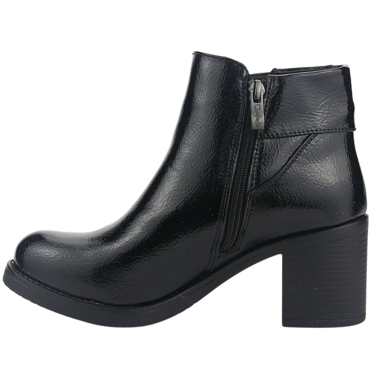 CHALADA - Botin Mujer Negro Casual Chalada Prata-3