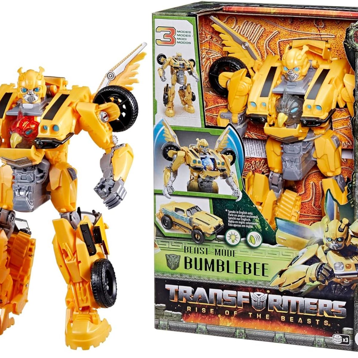 HASBRO - Transformers Rise of the beast Bumblebee con luces y sonidos