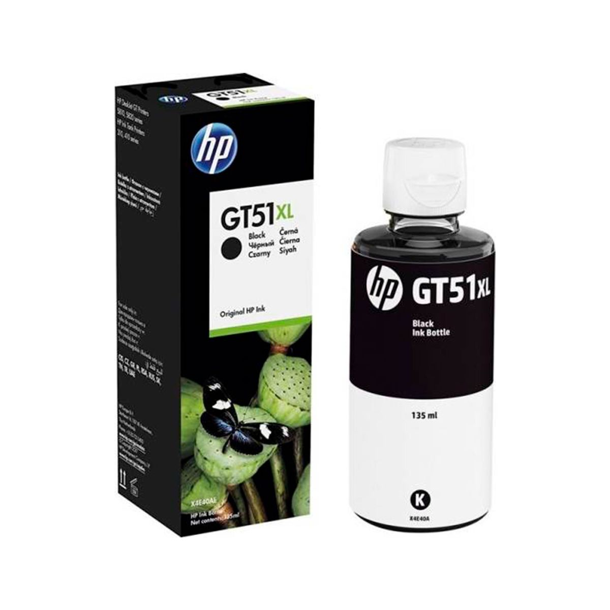 HP - BOTELLA TINTA HP GT51XL, NEGRO, 6000 PAGINAS, HP DESKJET P/N: X4E40A