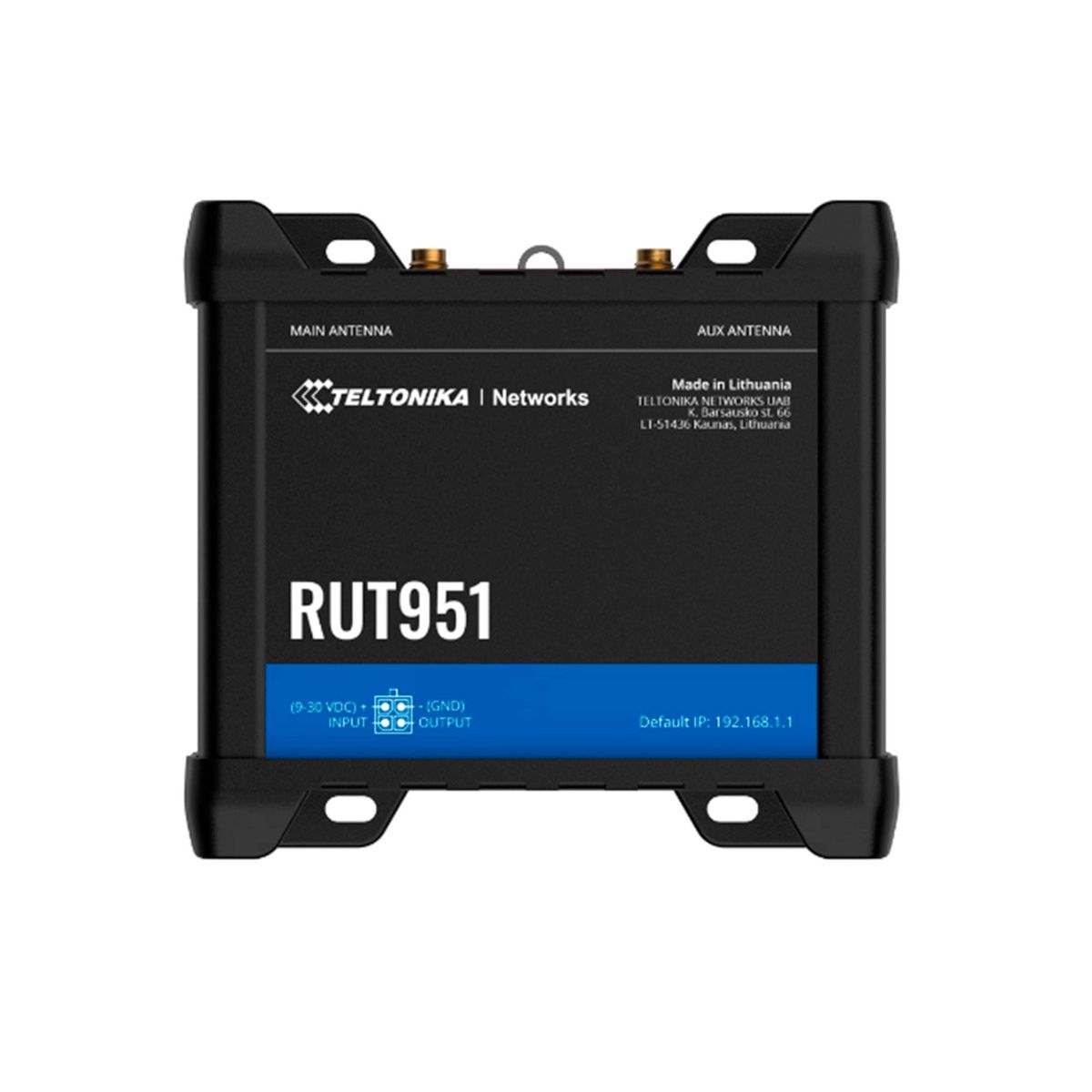 TELTONIKA - ROUTER CELLULAR TELTONIKA RUT951 4G LTE CAT 4 150MBPS PN RUT951