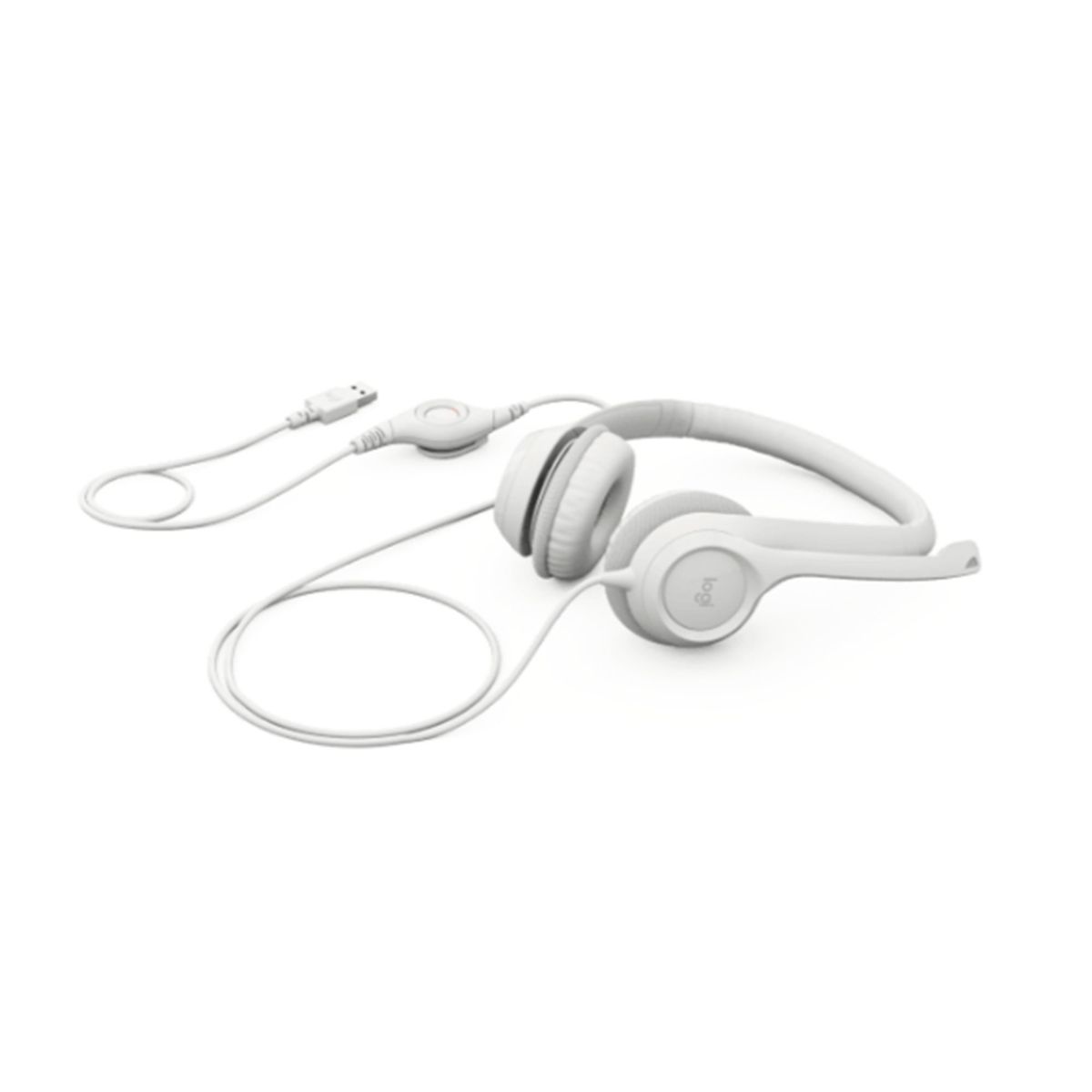 LOGITECH - AUDIFONO LOGITECH H390 USB CON MICROFONO BLANCO PN 981-001285